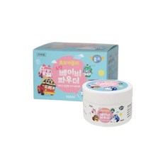 로보카폴리 베이비파우더 보송보송 토닥 엉덩이관리 아기 유아 분통, 1개