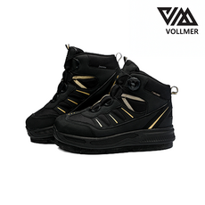 볼머 VM-2201 갯바위 선상겸용 낚시화 다이얼 핀펠트 단화 바다 루어 미끄럼방지, 250, 블랙