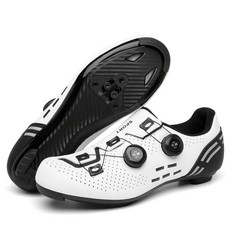 야외 레저 산악자전거 클릿 슈즈 라이딩 MTB 제품 활동 자전거, 11.화이트 하이웨이 40
