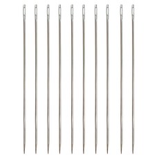 126mm 장바늘 인형바늘 귀큰바늘, 10개