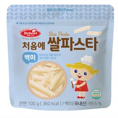 베베스트 처음에 쌀파스타 백미, 100g, 10개