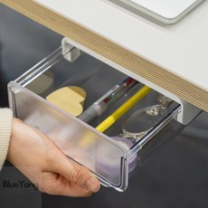 웬카 탁자밑부착서랍 데스크 언더서랍, 화이트(대)