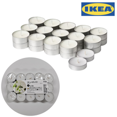 이케아 티라이트 캔들 향초 30P, 1개, 350g, 스칸디나비아숲향