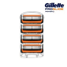 신형 질레트 프로글라이드 파워 면도날, 4개입, 1세트