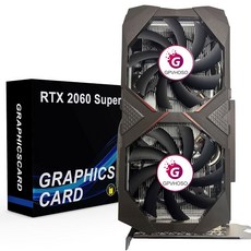 GPVHOSO RTX 2060 슈퍼 8GB 그래픽 카드 256비트 GDDR6 비디오 레이
