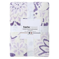 Fraiche Maison 印花舒適毯, 圖1左
