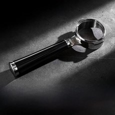커피 머신 핸들 바텀리스 안정 추출 개조 도구, 5. 58mm - 양손잡이 || 펄 블랙, 기본