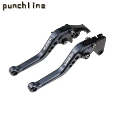 짧은 브레이크 클러치 레버 조정 가능한 핸들 세트 CBR600 RR 2007-2022 CBR 600RR 오토바이 CNC 액세서리, 11 A-Gray