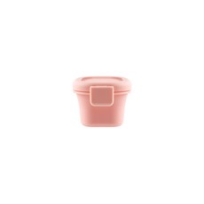 실유니티 실리콘 이유식 밀폐용기 1P, 1개, 핑크, 100ml