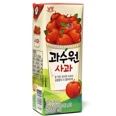 남양 과수원 사과주스, 190ml, 6개