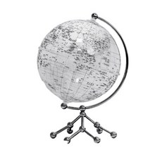 生活市集 地球儀小夜燈 夜光地球儀 世界地圖 書房擺設 交換禮物, 白色地球儀｜贈燈串