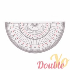반원 분도기 15CM 각도재기 각도기, 1개