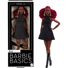 바비 Barbie 기본 체리 핑크 시그니처 BLACK 키세카에 인형·하우스 바비 인형 6세부터 JBH75, 1개, 상세페이지 참조