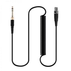 미니 XLR 3 핀 스프링 헤드폰 케이블 교체 HDJ-2000, 1.Q701 spring cable, 01 Q701 spring cable, 1개