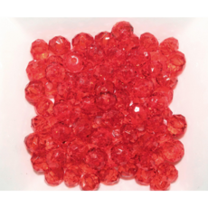 크리스탈 비즈 론델컷 비즈공예재료 팔찌 만들기, 레드 A4815, 1세트, 8mm