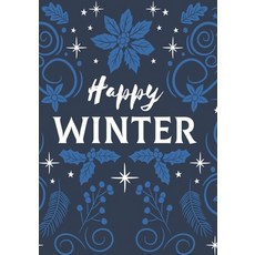 Happy Winter: 50 SNOWFLAKES TO COLOR: A Snowflake Mandala Coloring Book Containing 50 Elegant Snowf... Paperback, Independently Published, English, 9798564488037