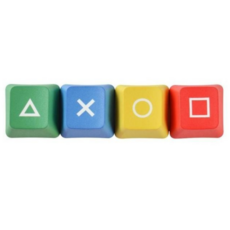 PSP 포인트 키캡 기계식 키보드 커스텀 플스 버튼 4키 PBT 방향키, +축, 레드,블루,그린,옐로