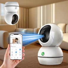 500W초고화질 음성 영상통화 멀티기능 듀얼밴드 와이파이연결 CCTV AI, CS201-AW, 1개