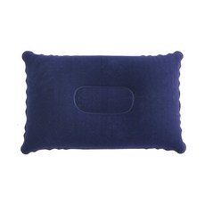 굿나이스 휴대용 에어베개(33x20cm)/ 캠핑베개, 단품, 블루, 1개