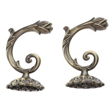 shangren 꽃 커튼 넥타이 옷걸이 창 걸이 아연 합금 커튼 후크