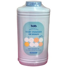 培寶 bab 嬰兒爽身粉300g 涼性配方，有效吸收濕氣，保持寶寶肌膚乾爽舒適, 300g