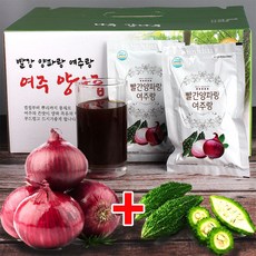 [청년농부] 여주 자색 빨간양파즙 HACCP인증, 빨간양파랑 여주랑 (110ml X 50팩), 50개, 110ml