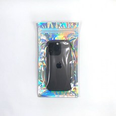 중형 걸이형 홀로그램 지퍼백 소분포장용 12x22cm, 1개, 1매입