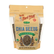 Bob's Red Mill 오가닉 홀 치아 시드 밥스 레드 밀 340g 1개 1팩