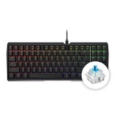 CHERRY 체리 키보드 MX BOARD 3.0S TKL RGB 기계식 유선 텐키리스 게이밍 키보드 (4종 축 선택) / 공식 판매점, 청축, G80-3877-청축, 블랙