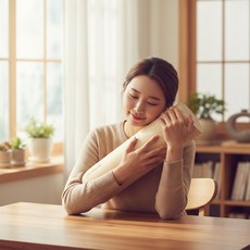 경추 지압 편백나무베개 피톤치드 숙면 스트레칭 목침 원목, DSAM ETN편백나무경핌(대)