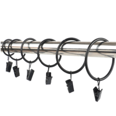 지니걸즈 커튼링 집게 10P 커튼링집게, 3 x 25mm