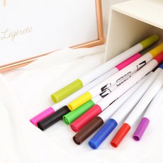 (애플북) 민화 트윈 사인펜 12색 세트 색칠공부, 상세페이지 참조, 상세페이지 참조