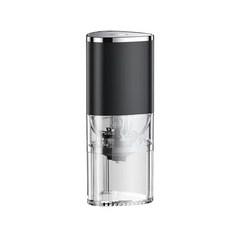 DIGIPIC 커피 원두 전동 그라인더 led 휴대용 스마트 원두분쇄기 가장용 에스프레소, 블랙