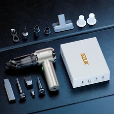 SZUK 985000Pa 자동차 진공 청소기 휴대용 핸드헬드 무선 강력한 흡입 세척기 미니 청소기 무선청소기 세차용품 차량용 차량용청소기 무선진공 핸디청소기 차량청소기 소형청, Max Silver 2hapa