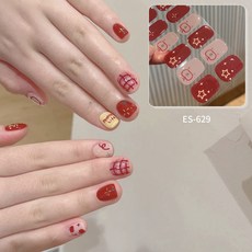 Sevalo 솔라젤 네일스트립 반경화젤네일, 20개, ES-629