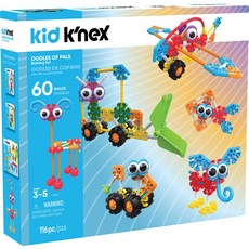 KID K'NEX 우들스 오브 팔스 블록 세트 3세이상 유치원 창의적 교육 장난감 116개 조각, 1개