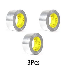 20M 유리 섬유 방수 고온 잔류물 테이프 없음 내화 알루미늄 차폐 저항, 20mm, 3Pcs