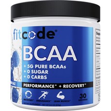 Fitcode BCAA 藍覆盆子口味, 1個, 240g