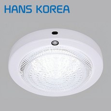 국산 폴룩스 LED 센서등 원형 15W 현관 조명 복도 베란다 센서등 현관등 (POLLUX), 전구색, 1, 1개