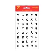 세모네모 모양견출지10-308W 7매 흰색_지름16