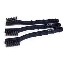 miltex [Miltex] 밀텍스 수술기구 세척솔 스틸브러쉬 3-1001 (18.4cm/3개) - MILTEX Instrument Cleaning Brushes, 1세트