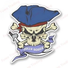 자동차 오토바이 헬멧 노트북 트렁크 바디 창 서핑 보드 방수 비닐 데칼 만화 스티커 해골, 1개, 4. K