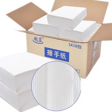 魅藍 擦手紙 廚房用紙 吸油吸水 柔韌耐用, 1個, 整箱1200張