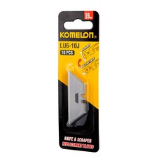 코메론 LU6-10J 유틸리티 나이프 스크래퍼(UDS-N6) 교체날 리필칼날 10매입, 1개