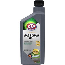 체인톱날 STP 프리미엄 바 및 체인 오일 공구 체인톱 처리 바와 마모 방지 32온스, 32 Fl Oz