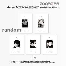[랜덤] ZEROBASEONE 제로베이스원 Ascend 6집 11 Ver.