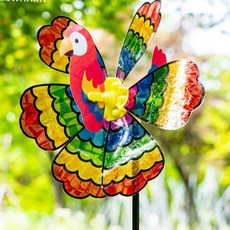 썬캐쳐 키트 셀로판지 앵무새 바람개비 diy 만들기 유아만들기재료 유아미술, 1개