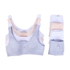 Play 連珠Junior 一階段成長少女棉質內衣套裝8款