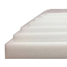 압축 두꺼운 스트로폼 충격 스펀지 고밀도 폼보드 포장, A. 두께 5mm, 폭100cm 길이200cm, 화이트
