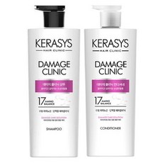 케라시스 데미지 클리닉 샴푸 750ml + 컨디셔너 세트구성, 1세트